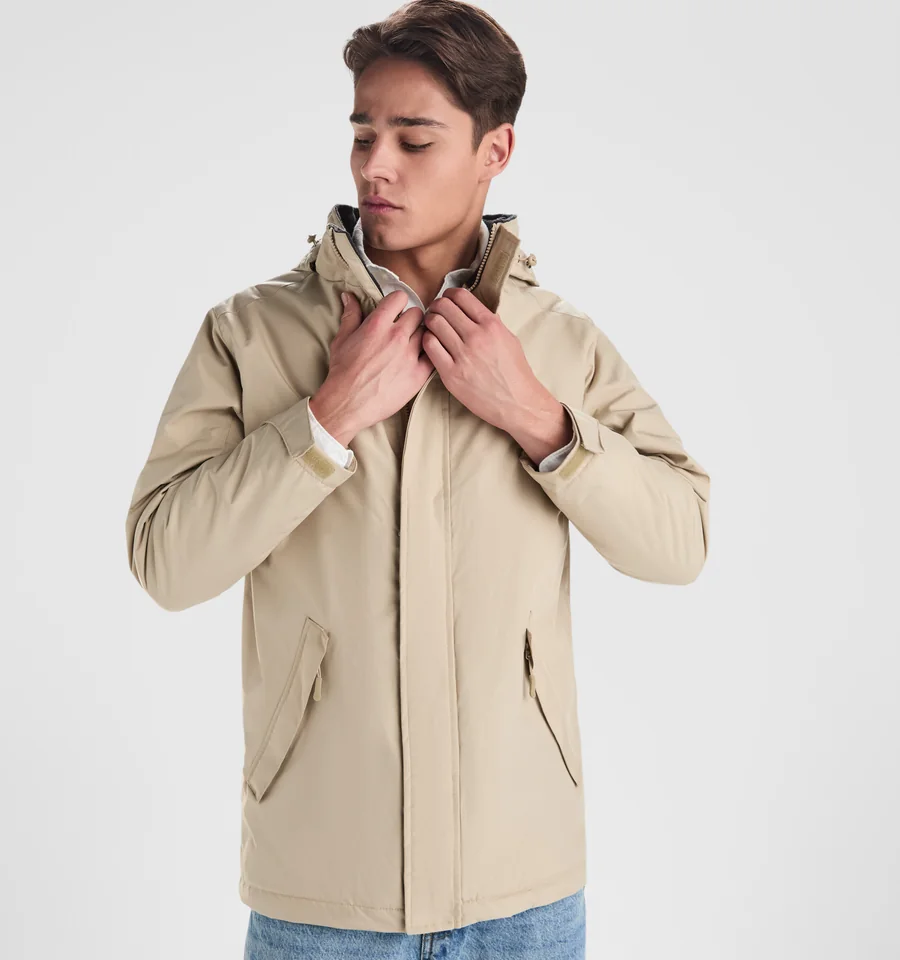 Parka rembourée, vue de face